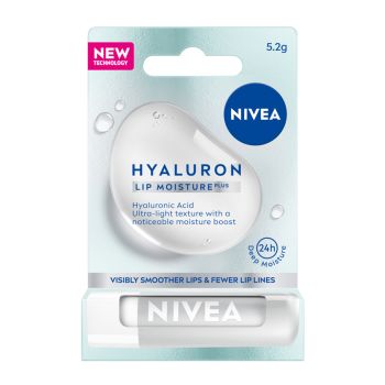 NIVEA HYALURON MOISTURE PLUS lūpų balzamas, 5,2 g