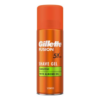 GILLETTE FUSION 5X ACTION SENSITIVE skutimosi želė, 75 ml