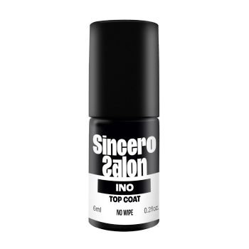 SINCERO SUPER SHINY INO NO WIPE gelinio nagų lako viršutinis sluoksnis, 6 ml