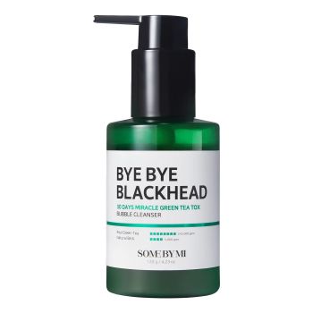 SOME BY MI BYE BYE BLACKHEAD MIRACLE GREEN TEA TOX BUBBLE veido prausiklis, 120 g