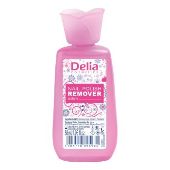 DELIA ACETONE nagų lako valiklis, 58 ml