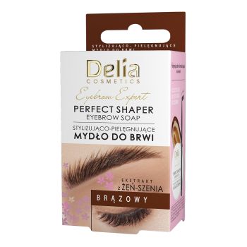 DELIA COSMETICS PERFECT SHAPER rudos spalvos antakių formavimo muilas, 10 ml
