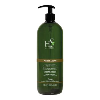 HS MILANO PERFECT ARGAN NOURISHING plaukų šampūnas, 1000  ml