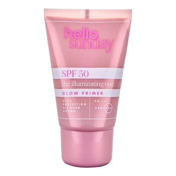HELLO SUNDAY SPF 50 THE ILLUMINATING ONE GLOW apsauginis makiažo pagrindas, 50 ml
