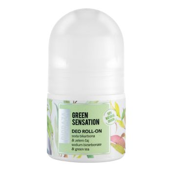 BIOBAZA GREEN SENSATION rutulinis dezodorantas, 20 ml
