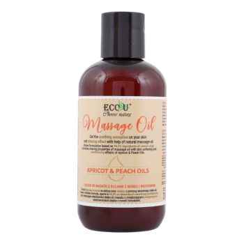 ECOU APRICOT & PEACH OIL masažo aliejus, 200 ml