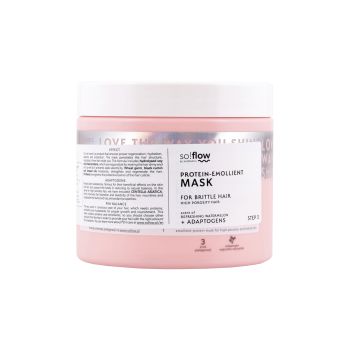 SO! FLOW PROTEIN-EMOLLIENT FOR BRITTLE plaukų kaukė, 400 ml