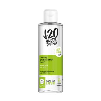 UNDER TWENTY ANTI ACNE CLEANSING ANTIBACTERIAL veido tonikas, 200 ml