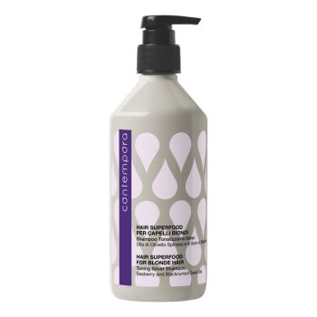 CONTEMPORA SUPERFOOD FOR BLONDE plaukų šampūnas, 500 ml