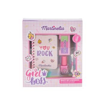MARTINELIA GIRL BOSS BEAUTY SET & NOTEBOOK dovanų rinkinys