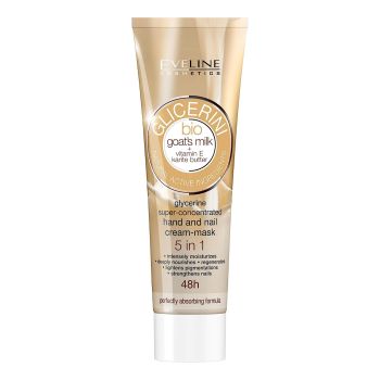 EVELINE GLICERINI 5 IN 1 rankų ir nagų kremas kaukė, 100 ml