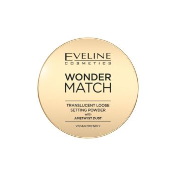 EVELINE WONDER MATCH TRANSLUCENT LOOSE SETTING birioji pudra, 6 g