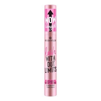 ESSENCE WITHOUT LIMITS blakstienų tušas, 13 ml