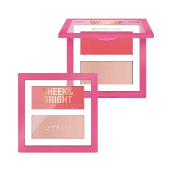 BELLAOGGI CHEEK & BRIGHT švytėjimo suteikianti pudra ir skaistalai, 2,5 x 2,5 g