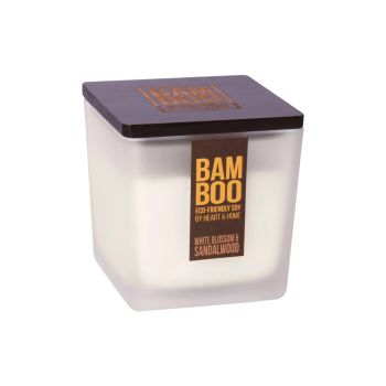 BAMBOO WHITE BLOSSOM SANDALWOOD aromatinė žvakė, 210 g