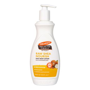 PALMER'S SHEA BUTTER FORMULA RAW SHEA NOURISH kūno losjonas, 400 ml