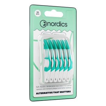 NORDICS 0,4 mm tarpdančių šepetėliai (30 vnt.)