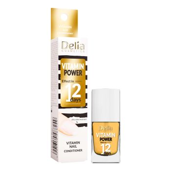 DELIA VITAMIN POWER EFFECT IN 12 DAYS VITAMIN nagų kondicionierius, 11 ml