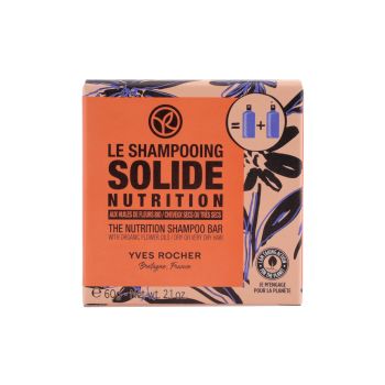 YVES ROCHER SOLIDE NUTRITION kietasis plaukų šampūnas, 60 g