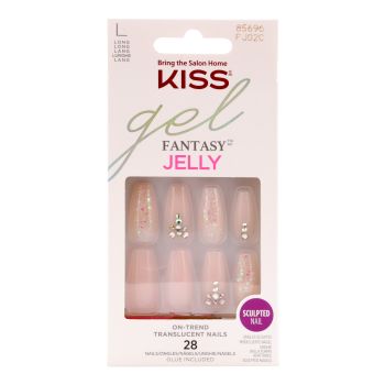 KISS GEL FANTASY priklijuojami dirbtiniai nagai (28 vnt.)