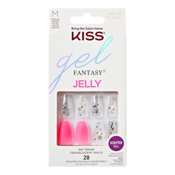 KISS JELLY FANTASY priklijuojami nagai (28 vnt.)