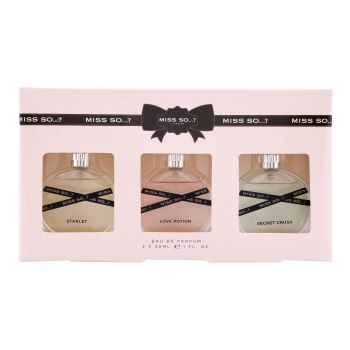 MISS SO...? LONDON parfumuotų vandenų rinkinys (3 x 30 ml)