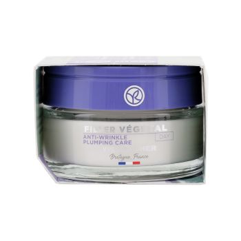 YVES ROCHER FILLER VEGETAL ANTI-WRINKLE PLUMPING CARE dieninis veido kremas, 50 ml