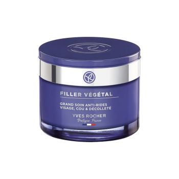 YVES ROCHER FILLER VEGETAL INTENSE ANTI-WRINKLE CARE veido, kaklo ir iškirptės srities kremas, 75 ml