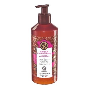 YVES ROCHER ARGAN & PETALES DE ROSE kūno losjonas, 390 ml