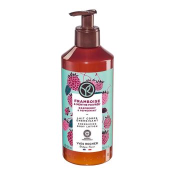 YVES ROCHER RASPBERRY & PEPPERMINT kūno losjonas, 390 ml