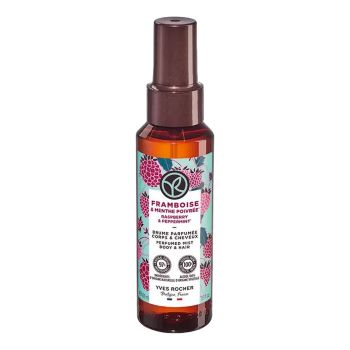 YVES ROCHER RASPBERRY & PEPPERMINT kūno ir plaukų dulksna, 100 ml