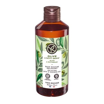 YVES ROCHER OLIVE & PETITGRAIN RELAXING vonios ir dušo želė, 400 ml