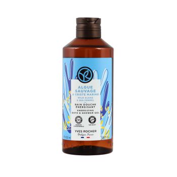 YVES ROCHER WILD ALGAE & SEA FENNEL ENERGIZING vonios ir dušo želė, 400 ml