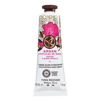 YVES ROCHER ARGAN & PETALES DE ROSE rankų kremas, 30 ml