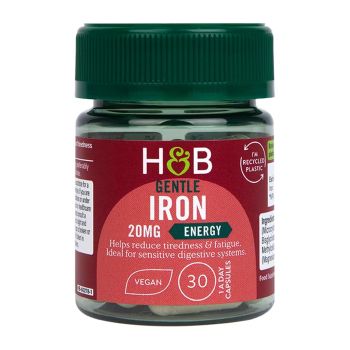 H&B Geležies papildas 20 MG , 30 kapsulių