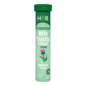 H&B Margainių ekstraktas 100 MGs 20 šnypščiųjų tablečių