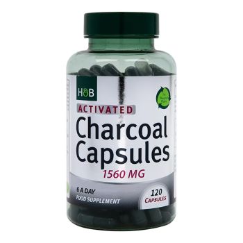H&B Aktyvuota anglis 1560 MG, 120 kapsulių