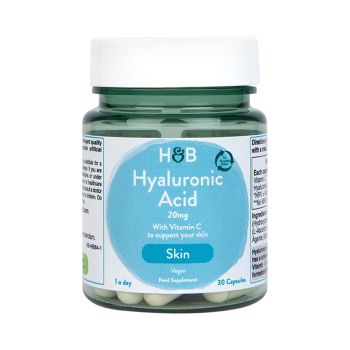 H&B Hialurono rūgštis 20 MG, 30 kapsulių