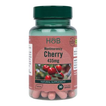 H&B Montmorency vyšnios 435 MG, 30 kapsulių
