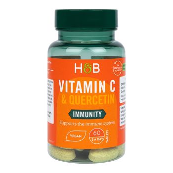 H&B Vitaminas C ir Kvercetinas, 60 tablečių