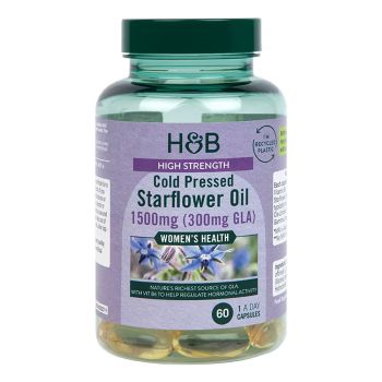 H&B HIGH STRENGTH Šalto spaudimo vaistinė agurklė 1500 MG, 60 kapsulių