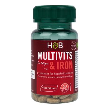H&B Multivitaminai su geležimi, 60 tablečių