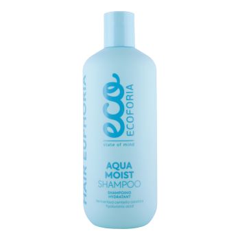 ECO ECOFORIA AQUA MOIST drėkinamasis plaukų šampūnas, 400 ml
