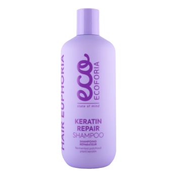 ECO ECOFORIA KERATIN REPAIR plaukų šampūnas, 400 ml