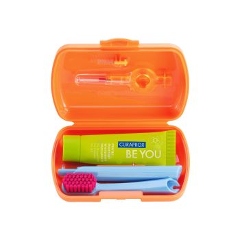 CURAPROX TRAVEL SET kelioninis dantų priežiūros rinkinys