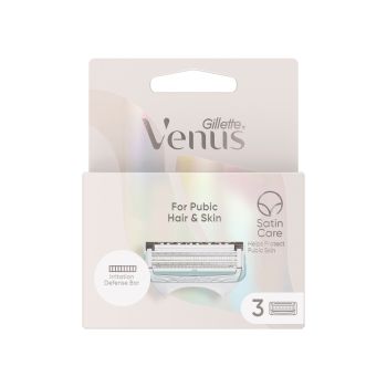 GILLETTE VENUS FIG bikinio srities skustuvo keičiamosios galvutės (3 vnt.)