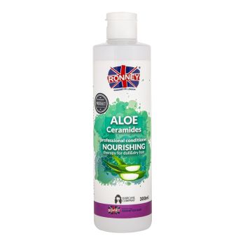 RONNEY ALOE CERAMIDES PROFESSIONAL NOURISHING plaukų kondicionierius, 300 ml