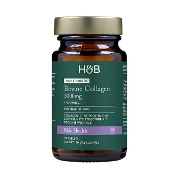 H&B HIGH STRENGTH kolagenas 3000 mg su vitaminu C, 30 tablečių