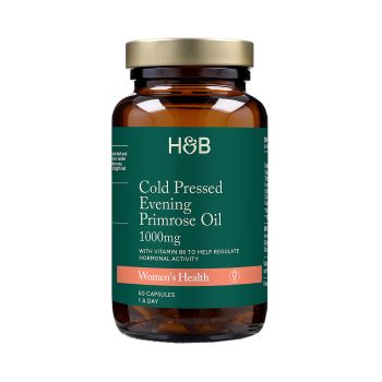 H&B HIGH STRENGTH šalto spaudimo nakvišų aliejus 1500 mg, 60 kapsulių