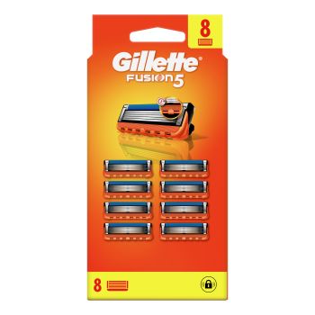 GILLETTE FUSION keičiamosios skustuvo galvutės